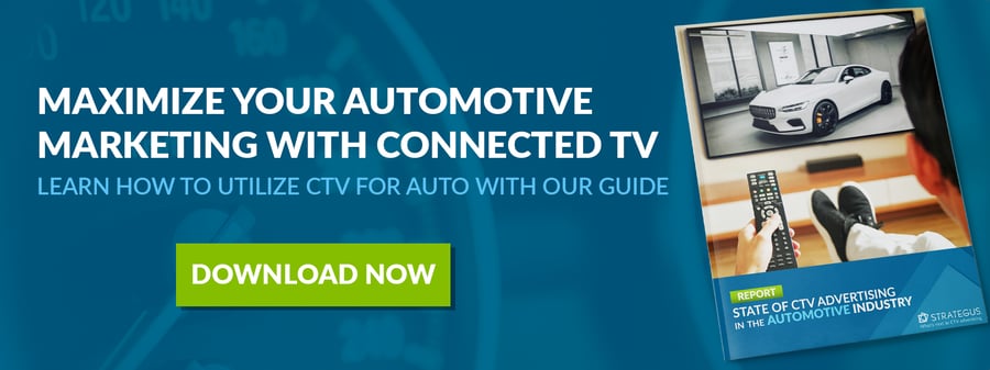 CTV for Auto CTA Banner