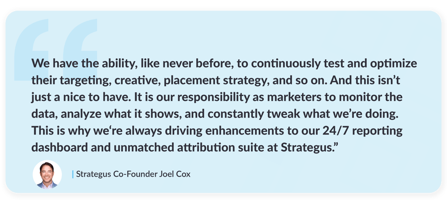 Joel Cox Quote on Strategus Attribution