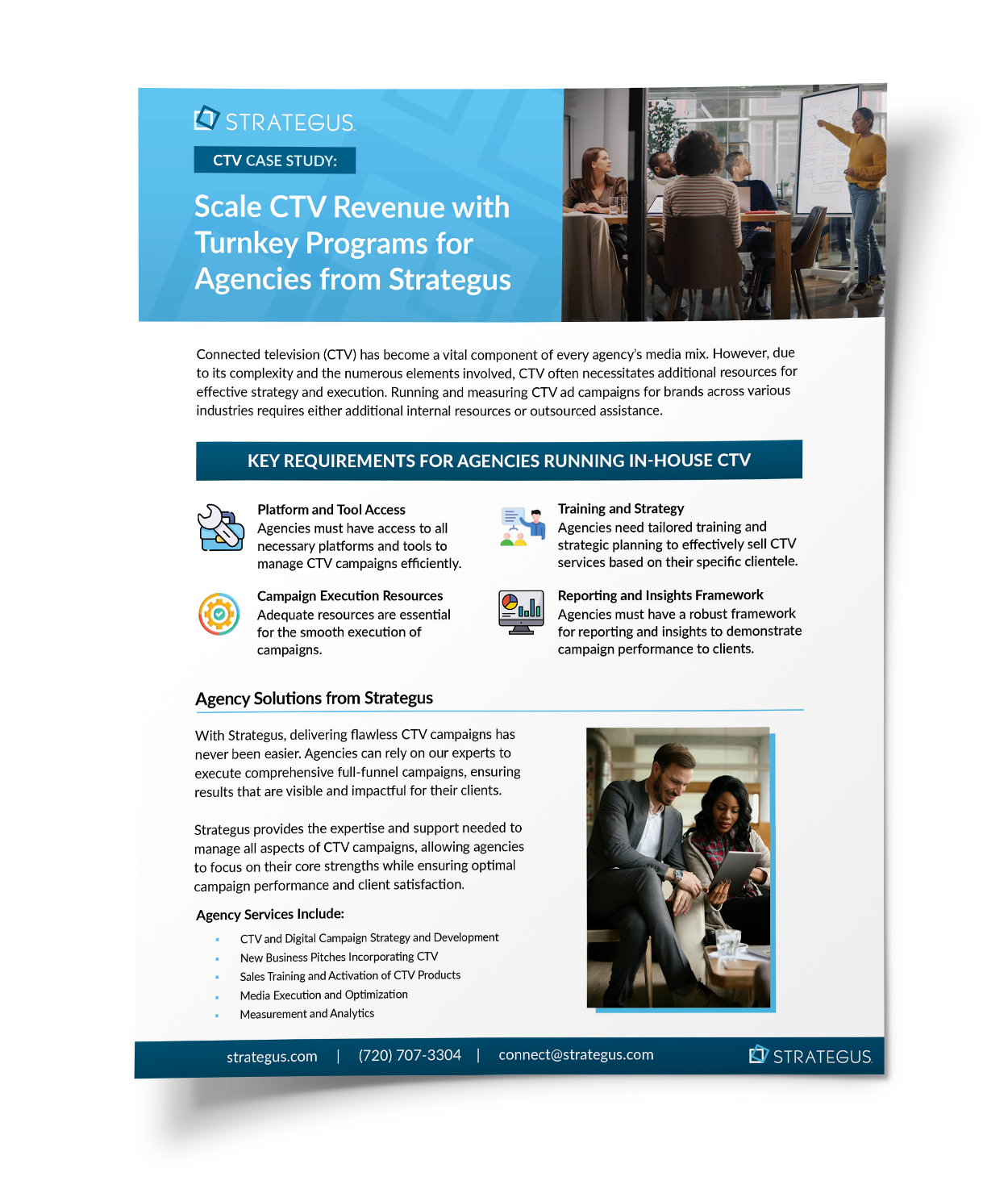 agency case study one pager promo