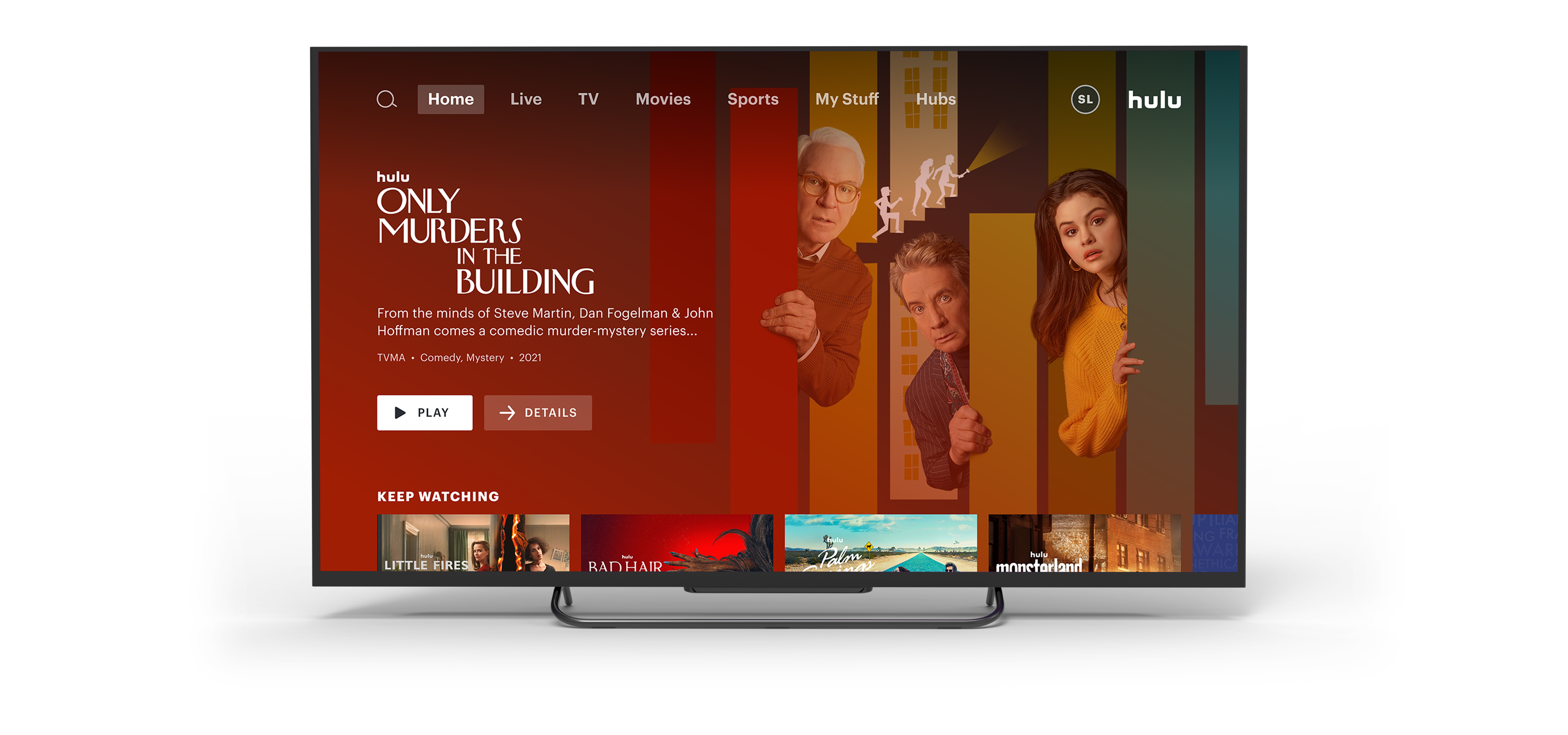 hulu home screen